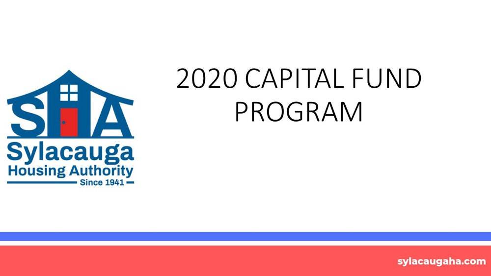 2020 Capital Fund Program Cover Slide 